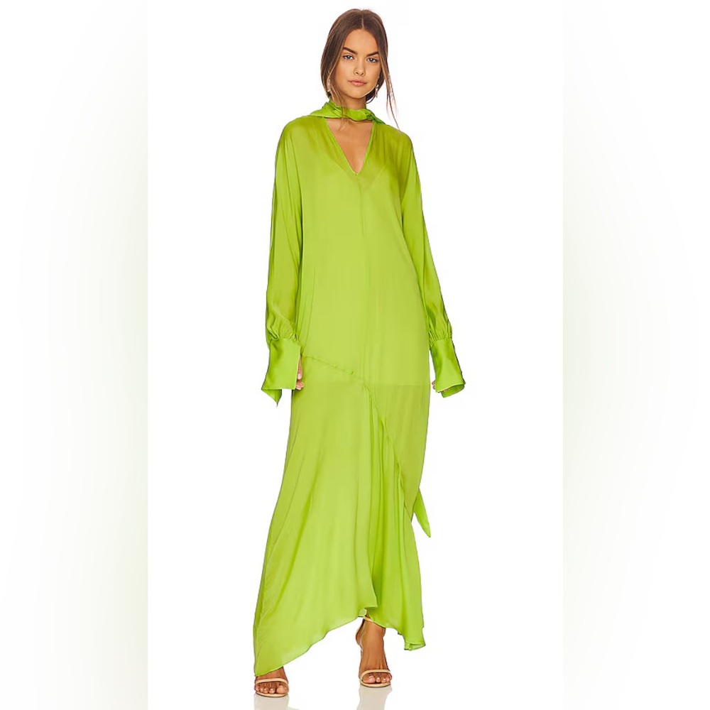 L’academie CELIA dress in lime green size XS